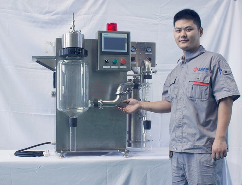 實(shí)驗(yàn)室小型桌面式噴霧干燥機(jī)(科研專(zhuān)用)玻璃干燥室款